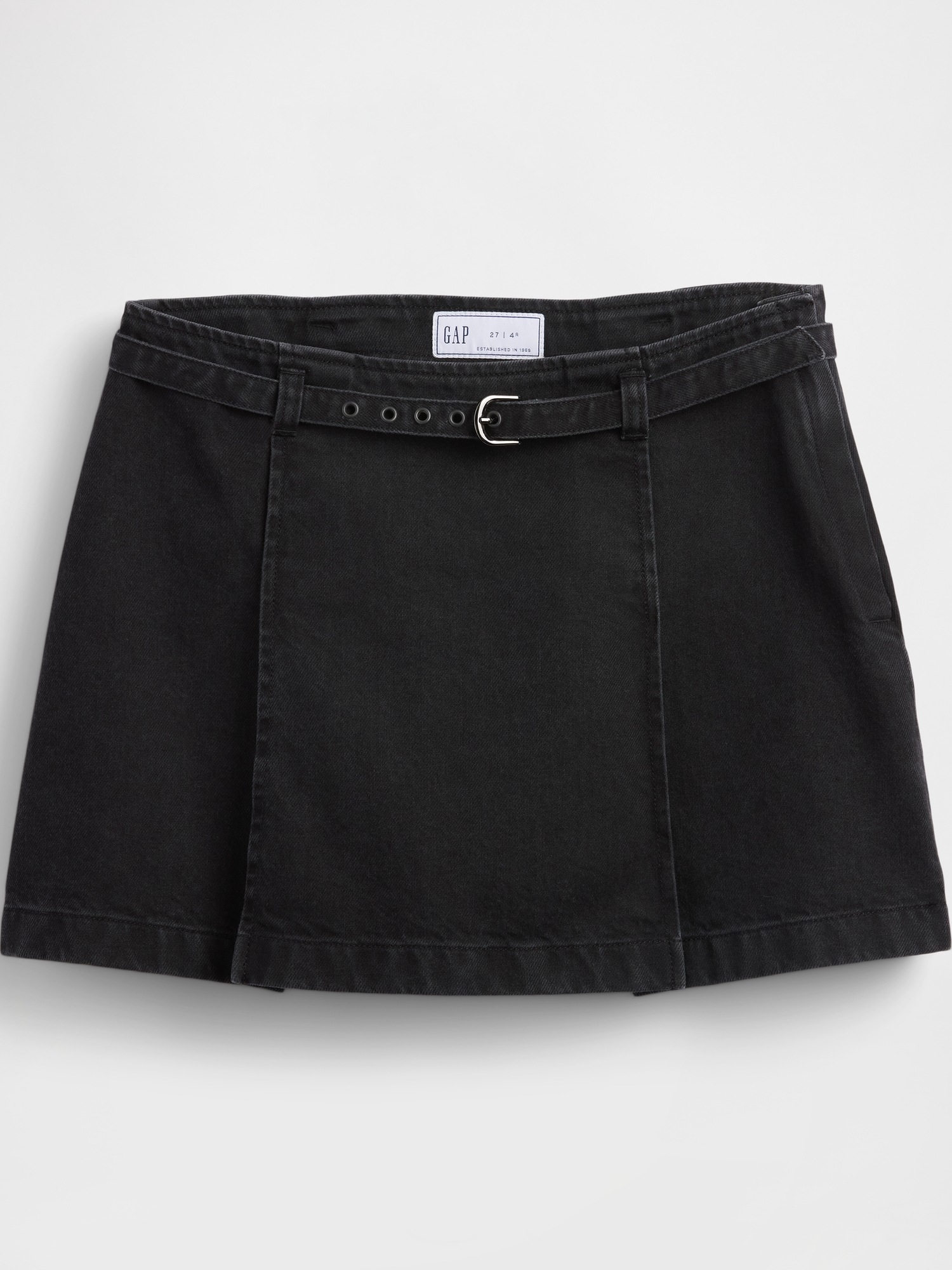 Женские юбки Gap Denim Belted Mini Skirt — фото 4