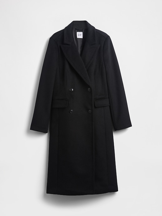 Image number 5 showing, Wool-Blend Chesterfield Coat