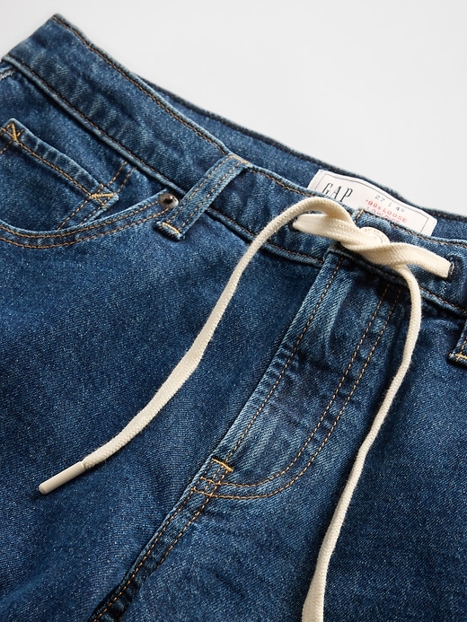 Image number 5 showing, Low Rise Drawcord '90s Loose Jeans