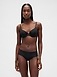 SecondSkin Semi-Demi Bra - Black - View 2