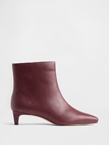 Kitten Heel Pointy Boots
