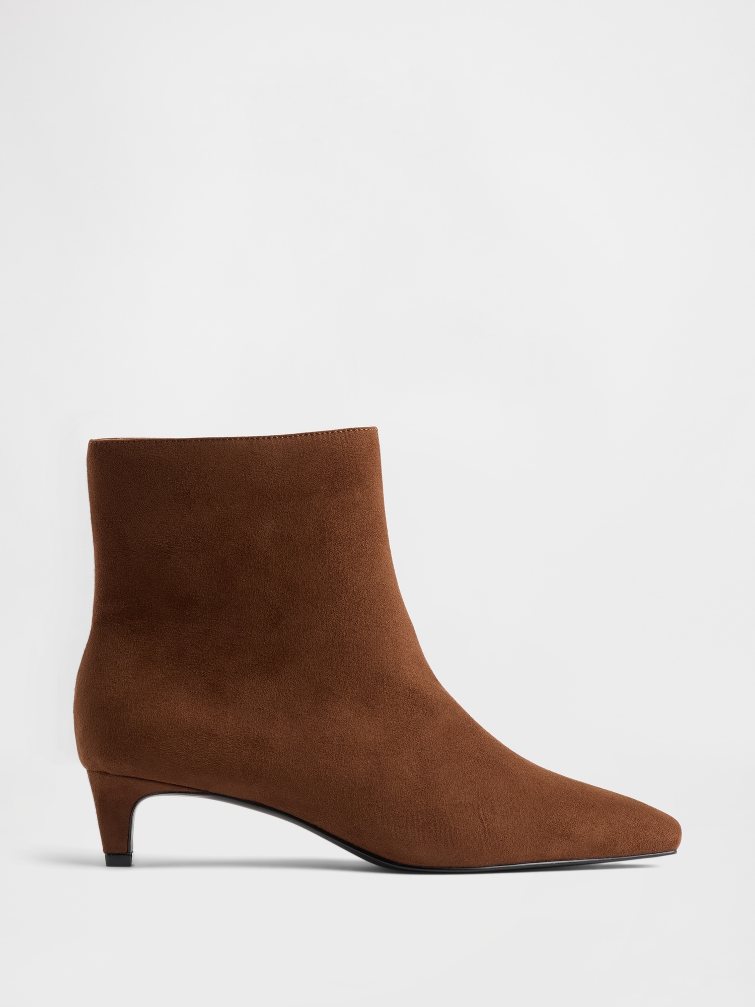 Женские ботинки Gap Kitten Heel Pointy, цвет: Тёмный коричневый