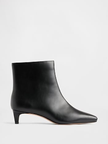 Kitten Heel Pointy Boots
