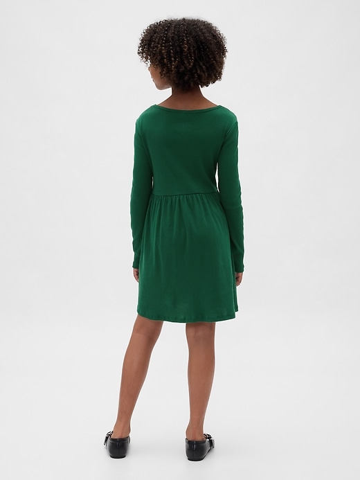 Image number 3 showing, Kids Square-Neck Dress