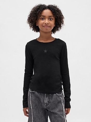 Kids Ruched Side T-Shirt