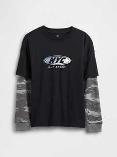 Kids 2-in-1 Graphic Logo T-Shirt