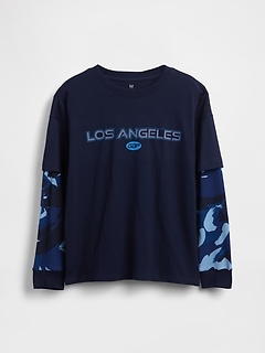 Kids 2-in-1 Graphic Logo T-Shirt