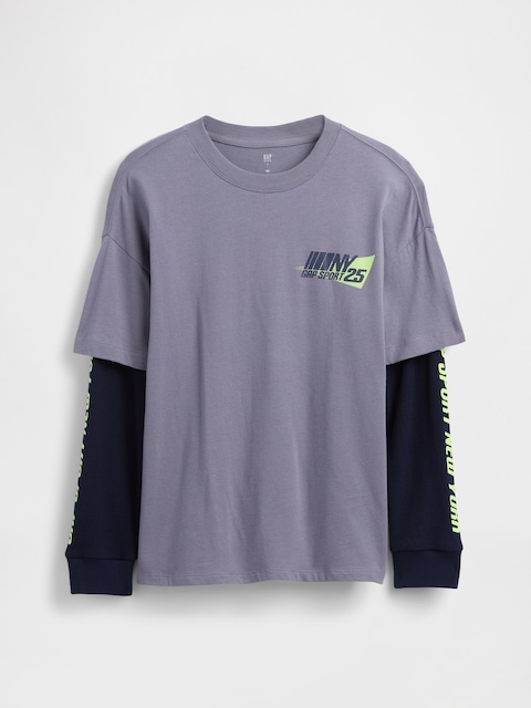 Kids 2-in-1 Graphic Logo T-Shirt