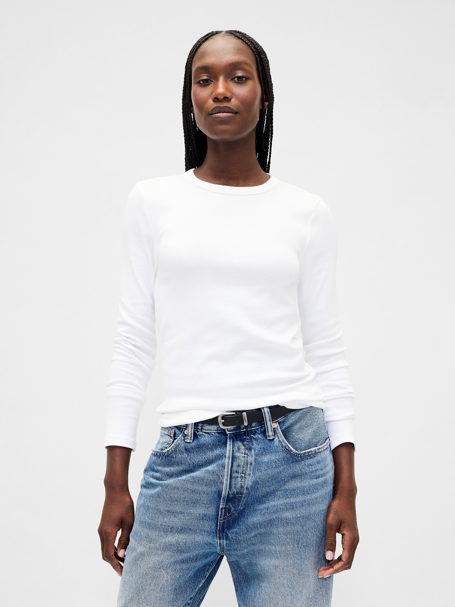 Modern Shrunken T-Shirt - Fresh White