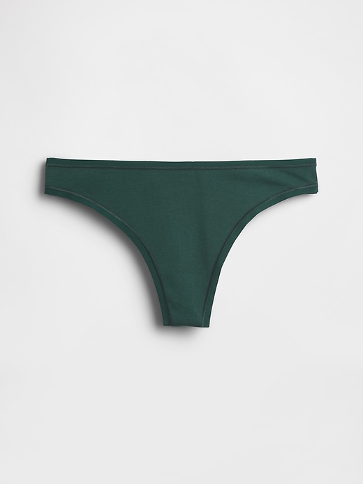 Image number 2 showing, Organic Stretch Cotton Thong