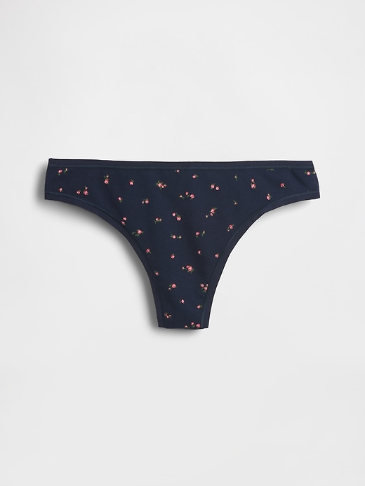 Image number 2 showing, Organic Stretch Cotton Thong