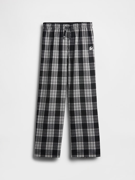 Image number 3 showing, Gap × Disney Tim Burton’s The Nightmare Before Christmas Kids Skull Flannel PJ Pants