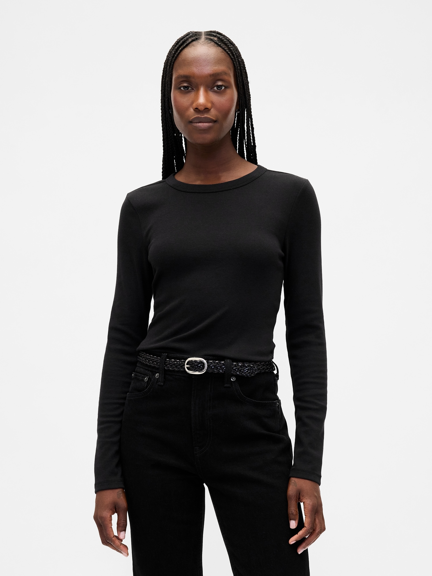 Modern Shrunken T-Shirt - Black