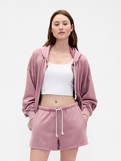 Heavyweight French Terry Oversized Zip Hoodie
