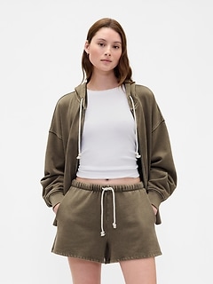 Heavyweight French Terry Oversized Zip Hoodie