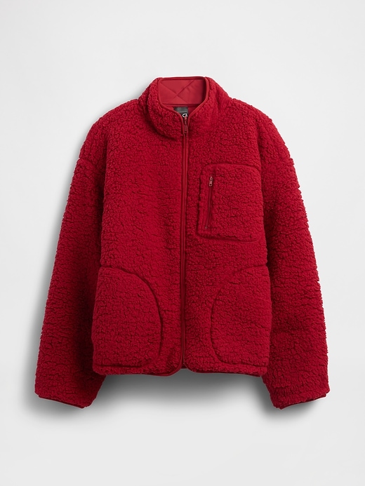 Image number 4 showing, GapFit Reversible Sherpa Jacket