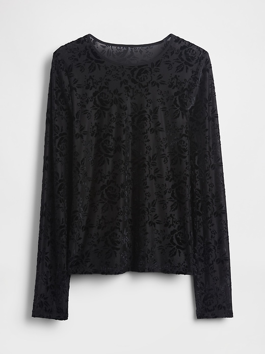 Image number 5 showing, Burnout Velvet Top