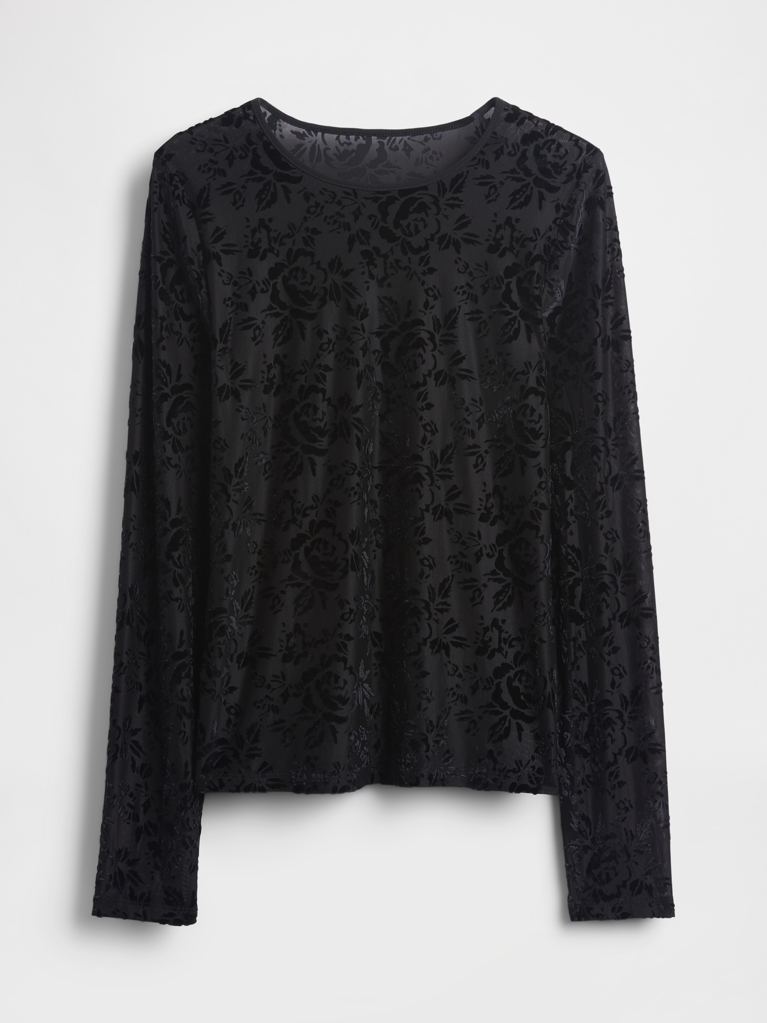 Burnout Velvet Top
