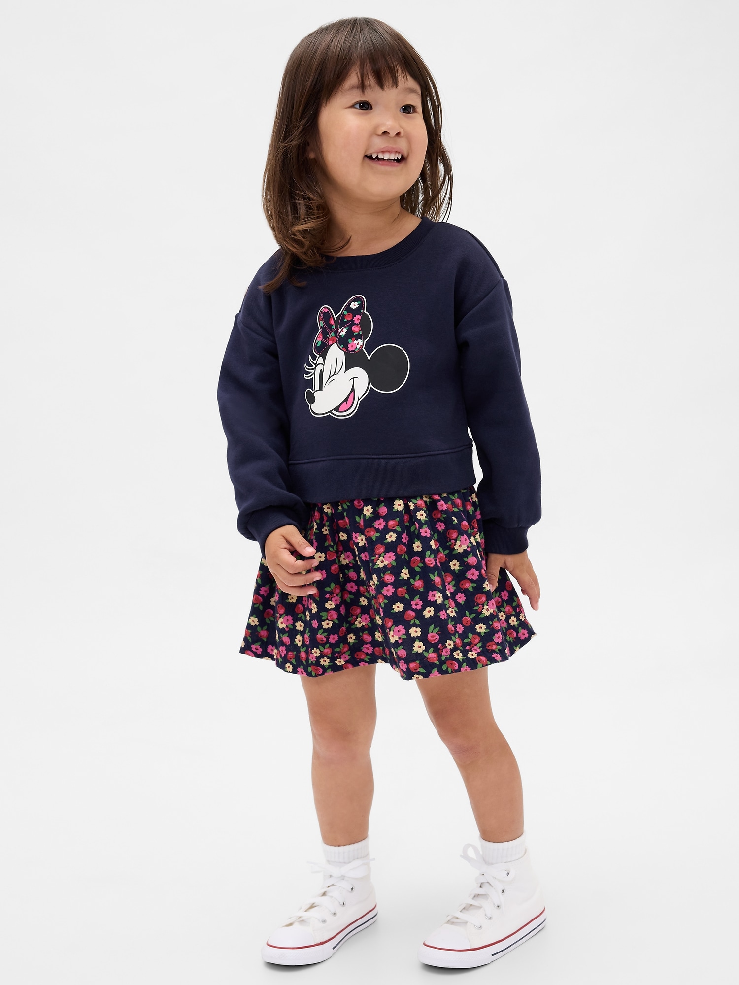 Baby & Toddler VintageSoft Sweatshirt Dress - Minnie Mouse