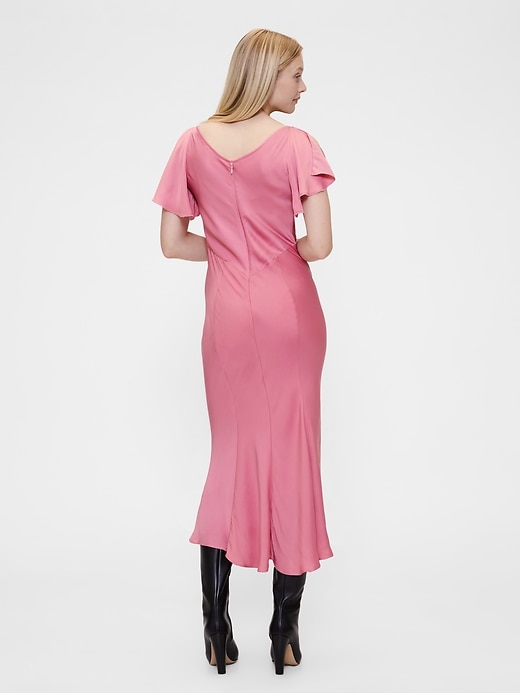Image number 2 showing, GapStudio Satin Midi Dress