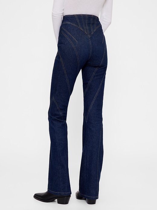 Image number 4 showing, GapStudio High Rise Seamed Boot Jeans
