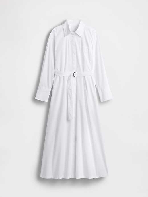 Image number 5 showing, GapStudio Poplin Belted Maxi Shirtdress