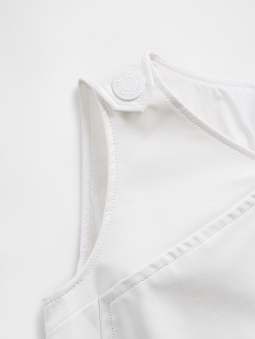 Image number 5 showing, GapStudio Vegan Patent Leather Mini Dress