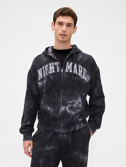 Image number 1 showing, Gap × Disney Tim Burton’s The Nightmare Before Christmas Heavyweight Zip Hoodie