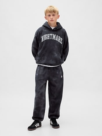 Gap × Disney Tim Burton’s The Nightmare Before Christmas Kids VintageSoft Skull Baggy Joggers