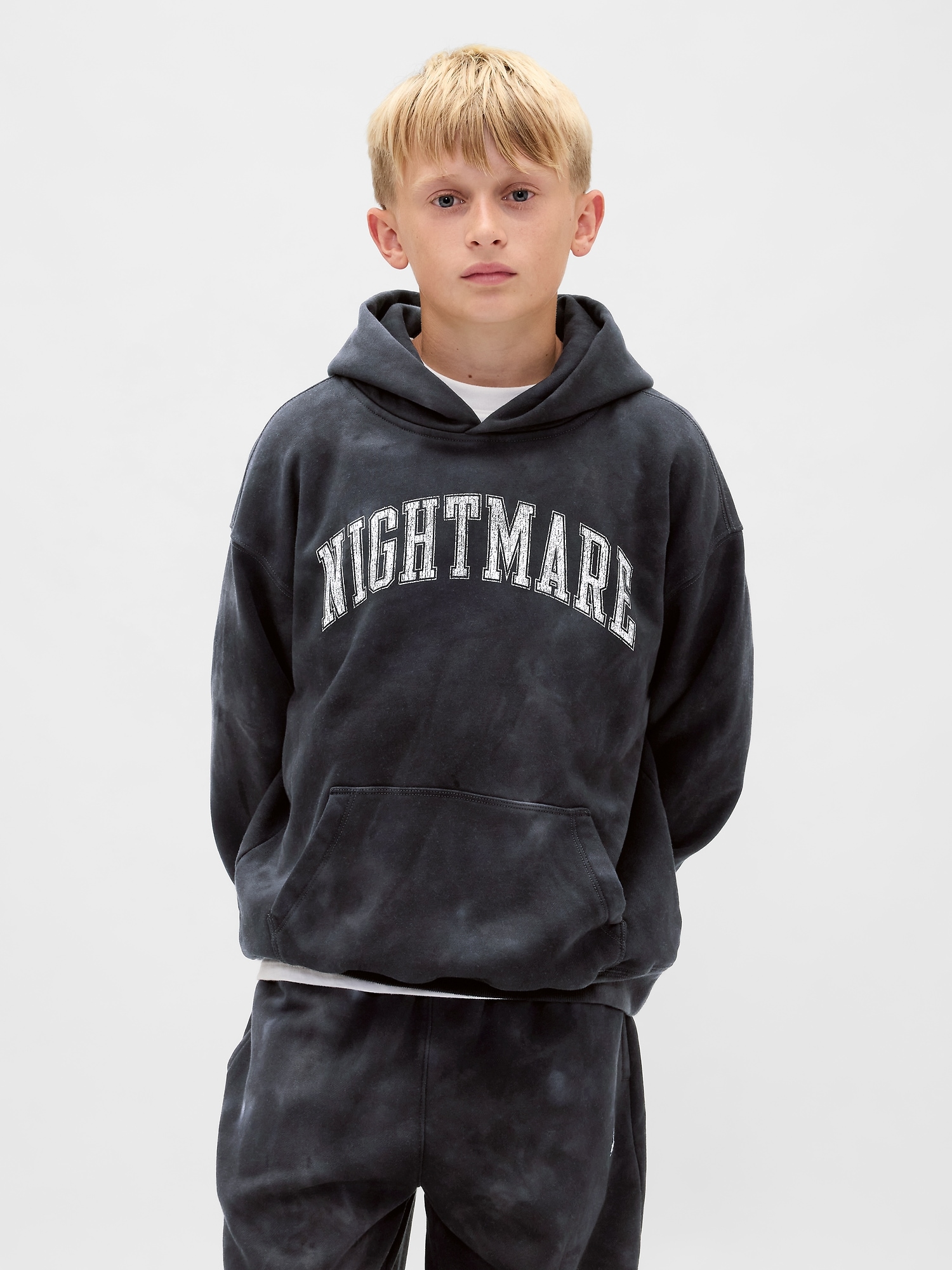 Gap × Disney Tim Burton’s The Nightmare Before Christmas Kids VintageSoft Graphic Hoodie