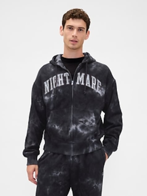 Gap × Disney Tim Burton’s The Nightmare Before Christmas Heavyweight Zip Hoodie