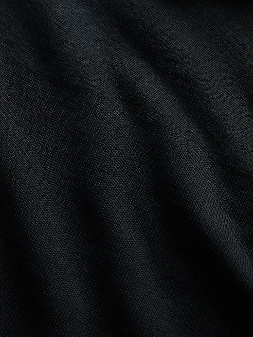 Image number 4 showing, Sheer Turtleneck Maxi Sweater Dress