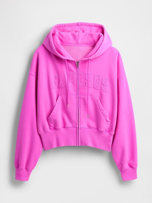 Image number 5 showing, VintageSoft 1969 Logo Zip Hoodie
