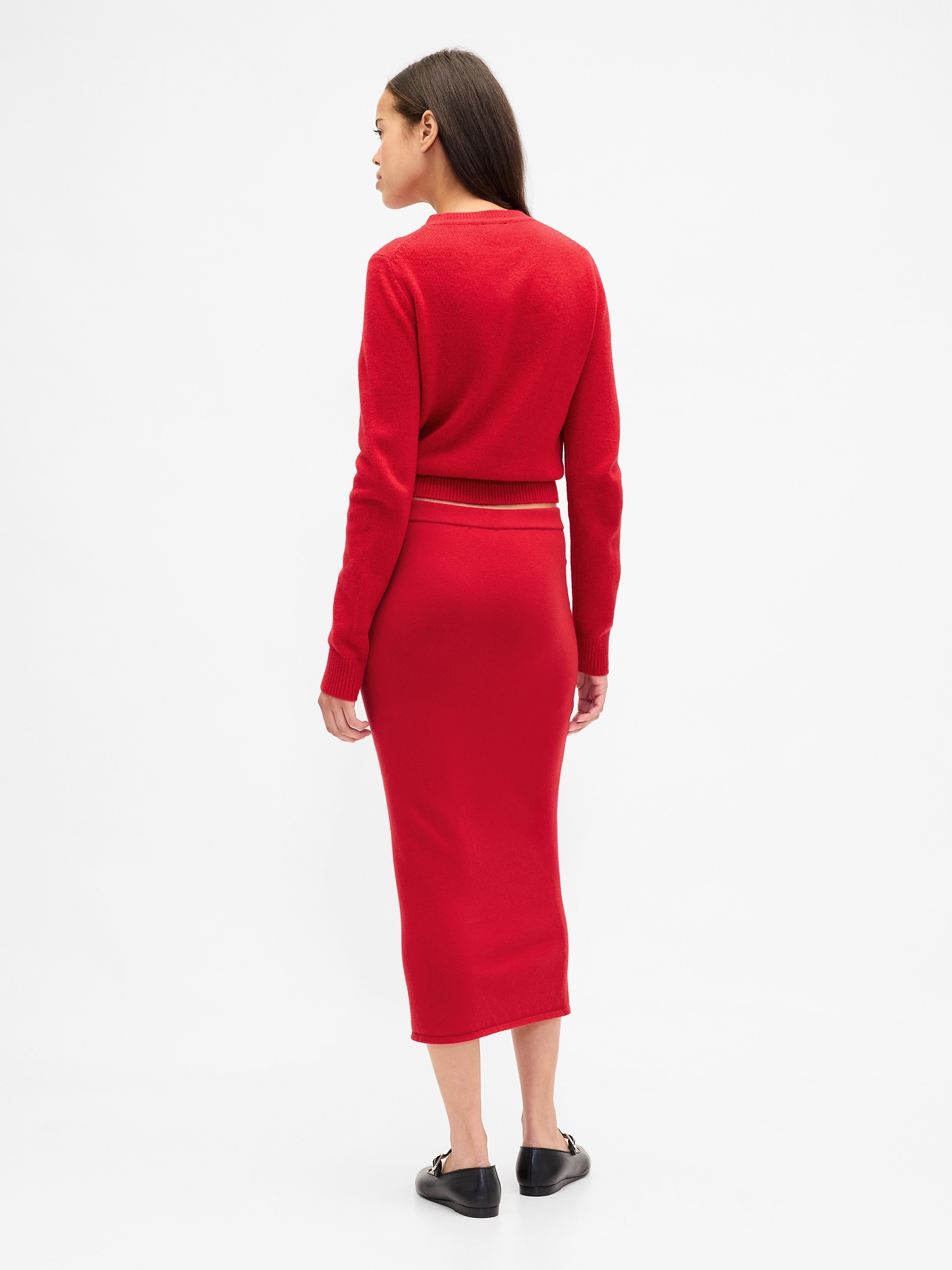 CashSoft Stretch Midi Skirt