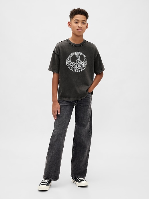 Image number 4 showing, Gap × Disney Tim Burton’s The Nightmare Before Christmas Kids Skull T-Shirt
