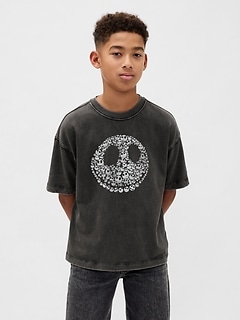 Gap × Disney Tim Burton’s The Nightmare Before Christmas Kids Skull T-Shirt