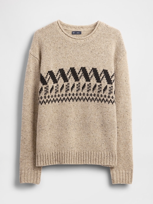 Image number 5 showing, Wool-Blend Roll-Neck Sweater