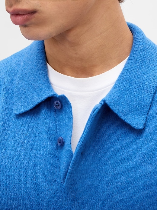 Image number 4 showing, CashSoft Relaxed Polo Sweater