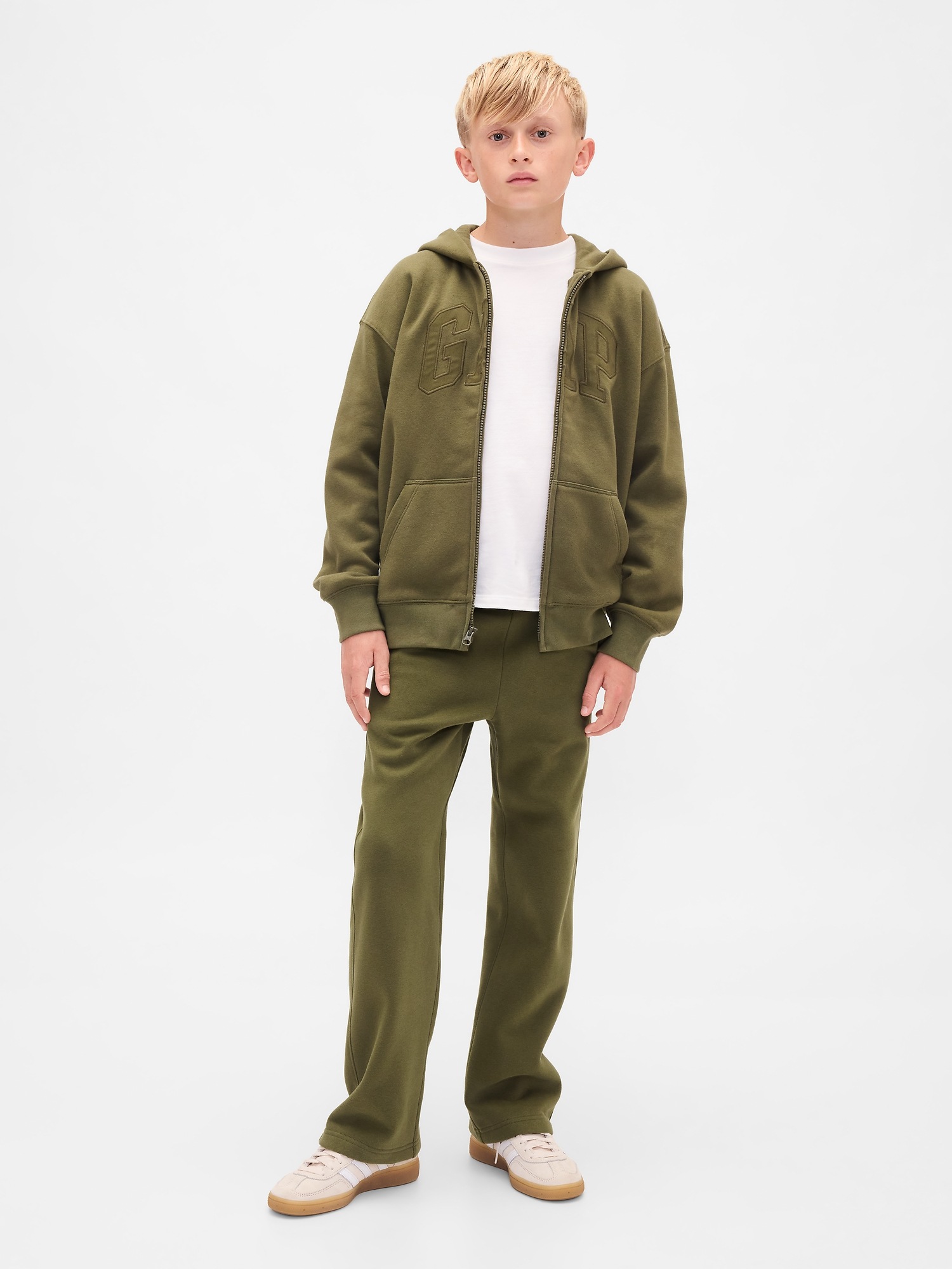 Детские брюки Gap Kids VintageSoft Relaxed Sweatpants