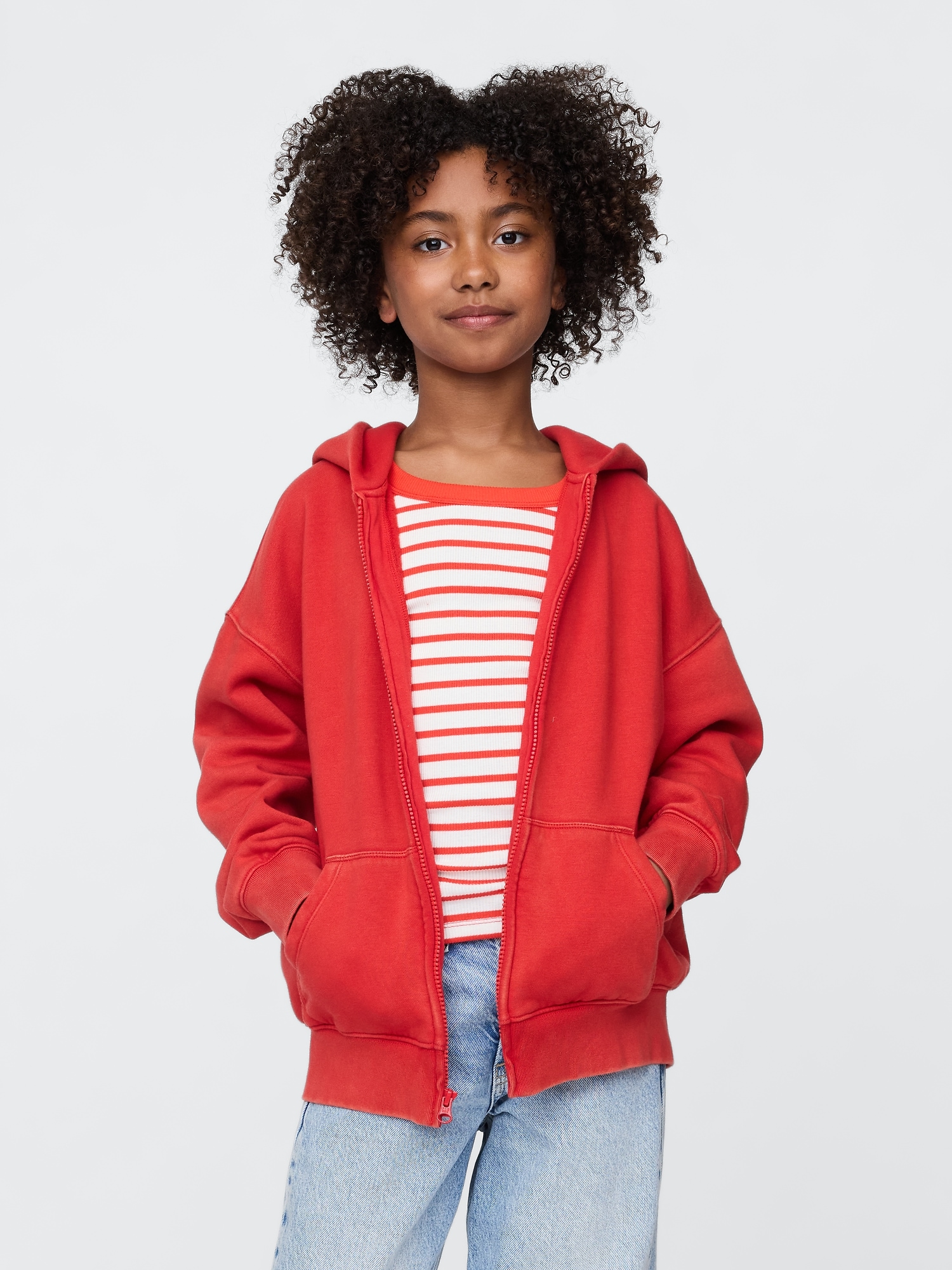 Kids VintageSoft Zip Hoodie