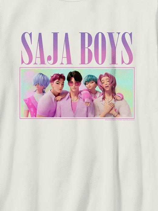 Image number 3 showing, Kids K-Pop Demon Hunters Saja Boys Graphic T-Shirt