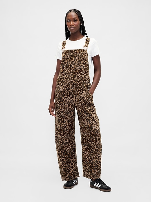 Image number 2 showing, UltraSoft Denim Horseshoe Overalls
