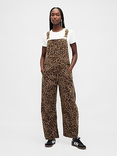 UltraSoft Denim Horseshoe Overalls