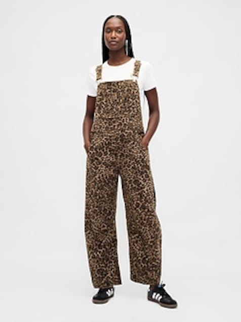 UltraSoft Denim Horseshoe Overalls