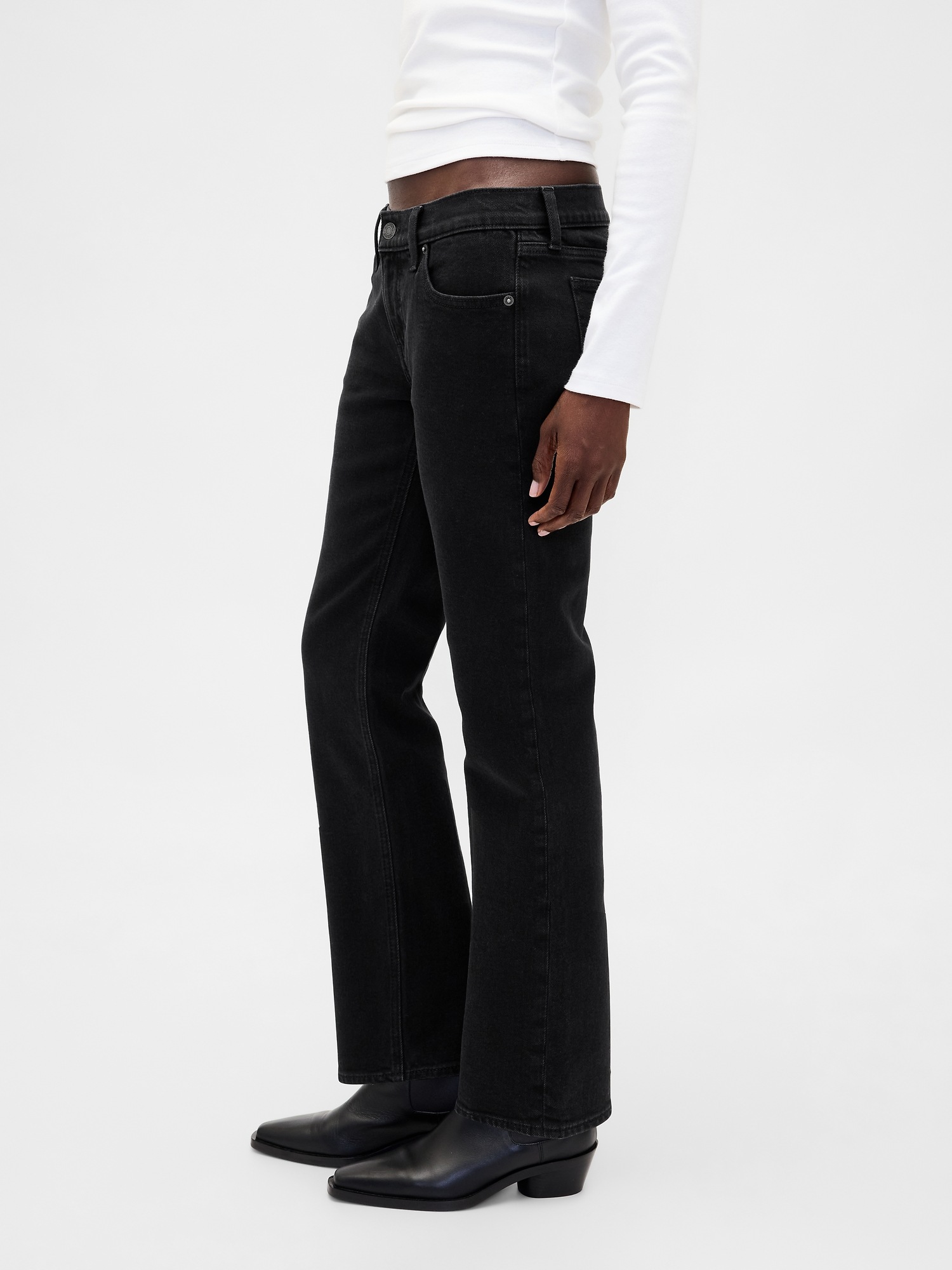 Женские джинсы Gap Low Rise '90s Slim Straight Jeans — фото 3