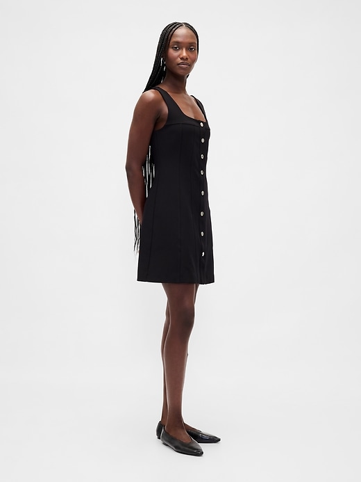 Image number 3 showing, BiStretch Seamed Mini Dress