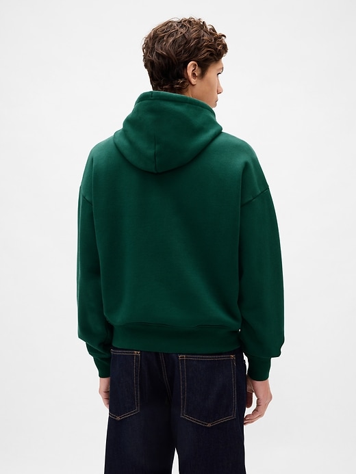 Image number 3 showing, Extra Heavyweight French Terry Oversized Logo Hoodie