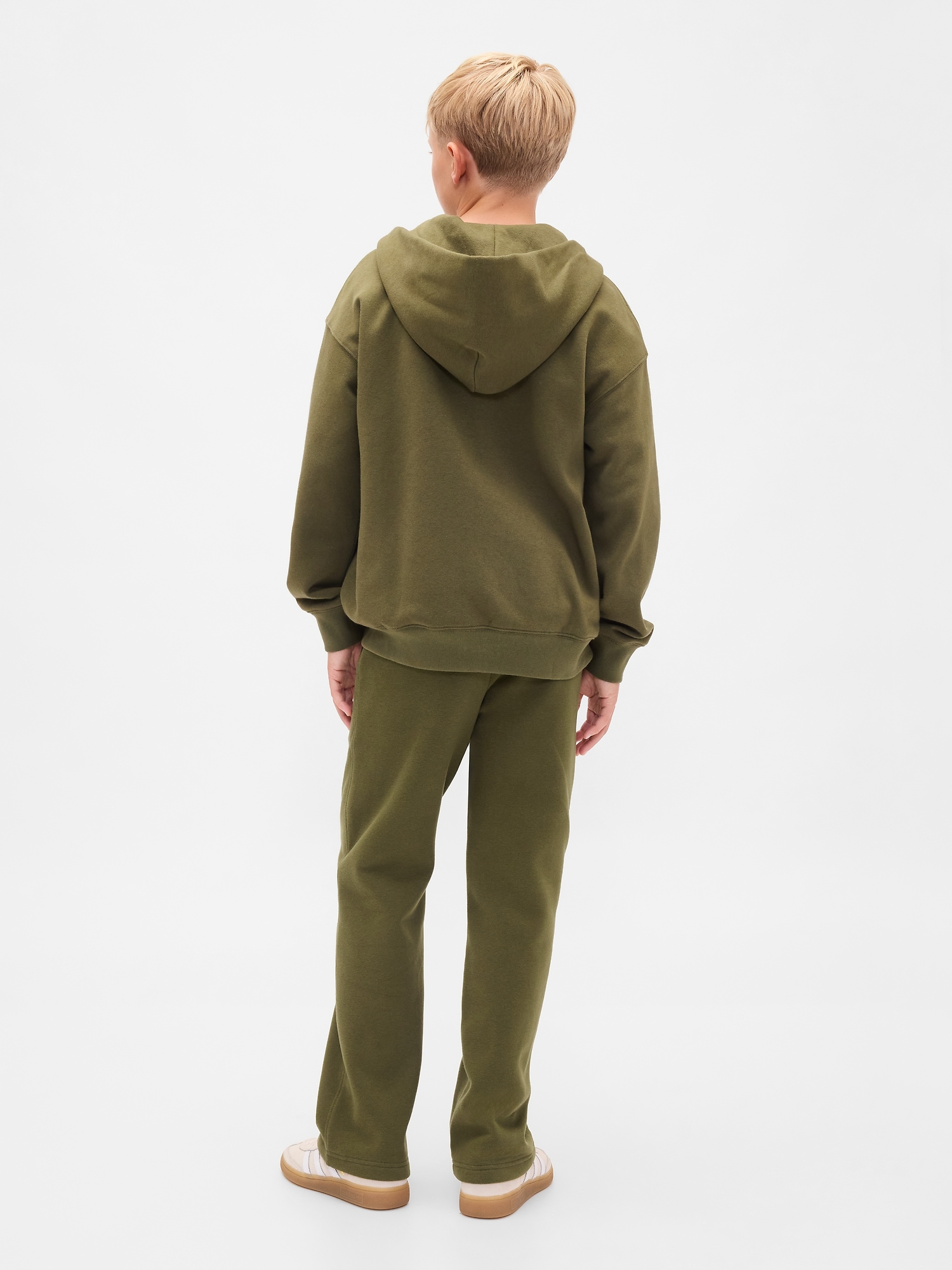 Детские брюки Gap Kids VintageSoft Relaxed Sweatpants — фото 3