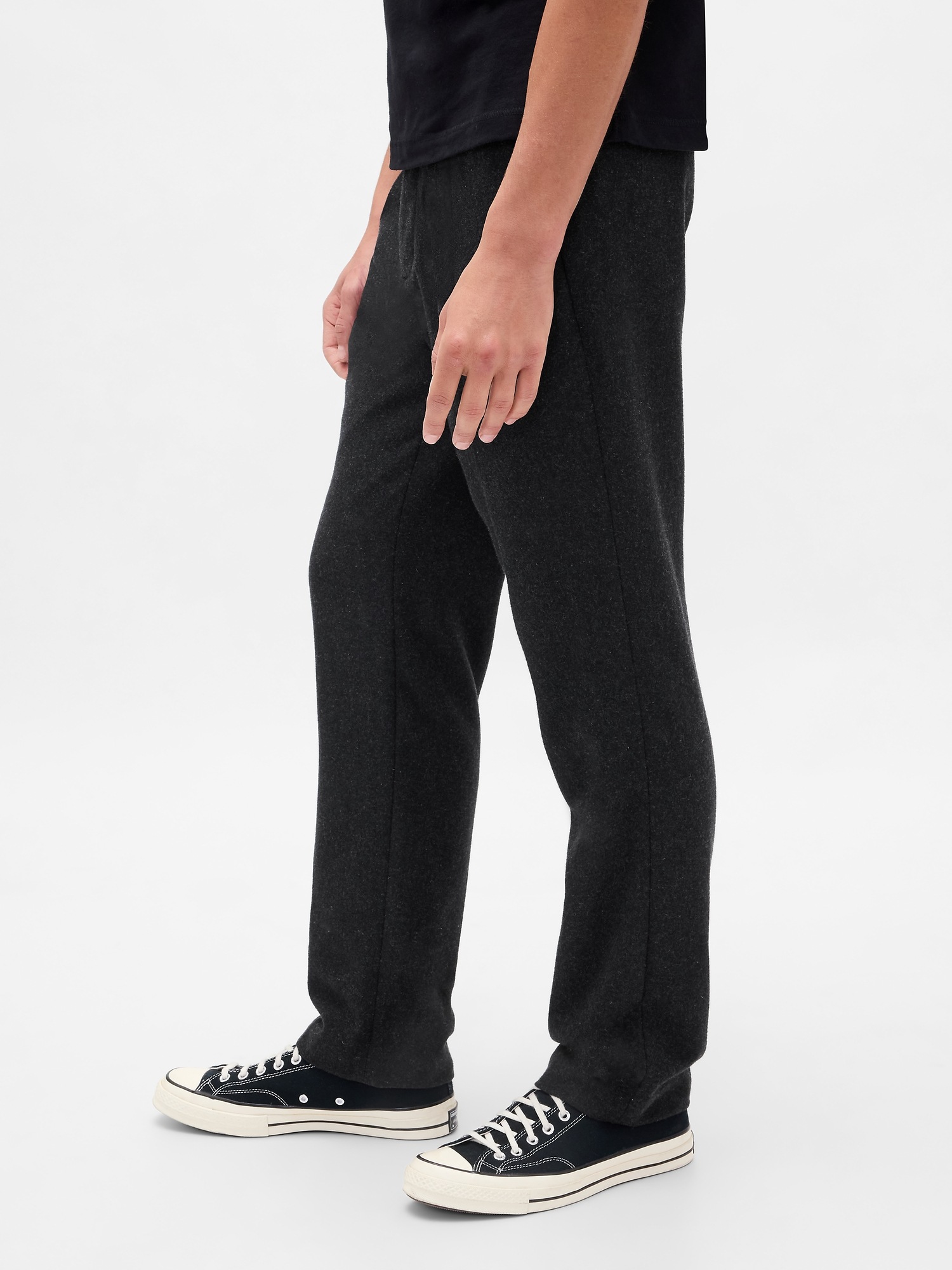 Мужские брюки Gap Wool-Blend Relaxed Straight Trousers — фото 3