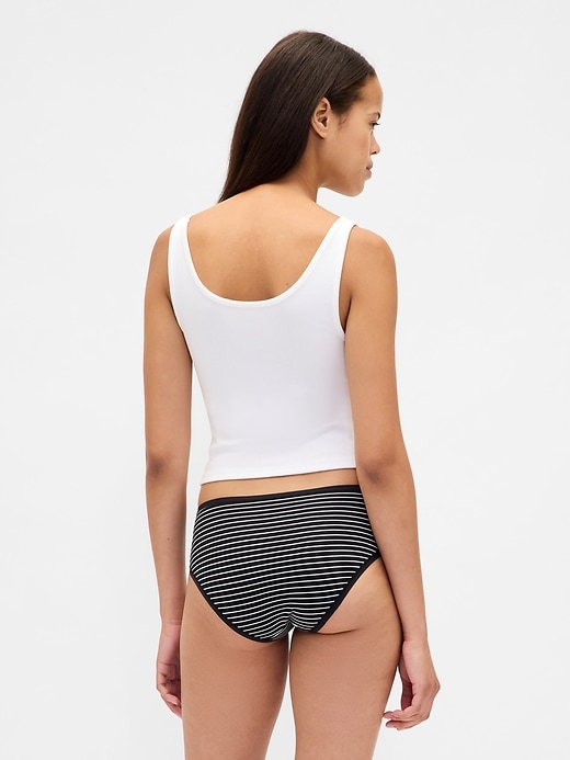 Image number 2 showing, Organic Stretch Cotton Hipster (3-Pack)